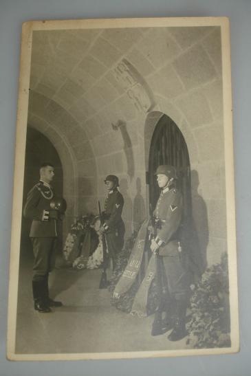 German Picture AH memorial wreath