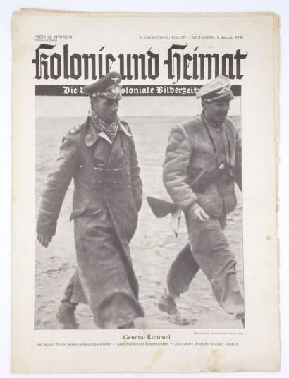 German Magazine “Kolonie und Heimat” 1 January 1942