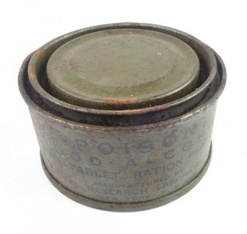 US WW2 Wood Alcohol Ration Heater