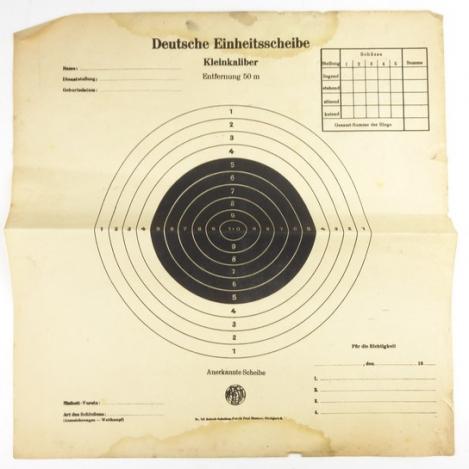 German WW2 Shooting target disk