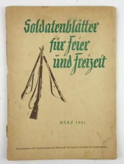 German WH Soldier Magazine