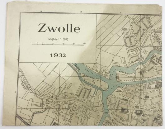 German Wehrmacht General Staff Map of 'Zwolle'