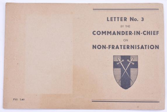 British WW2 Letter 21th Army Group Montgomery