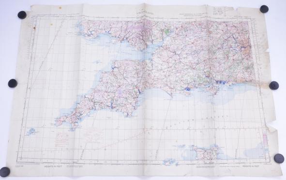 British WW2 RAF Map 'Croydon Airport'