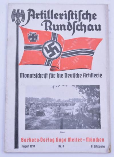 German WH Magazine 'Artilleristische Rundschau' 1937