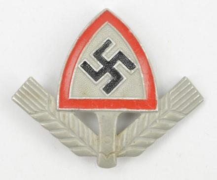 German RAD Officers Cap Badge