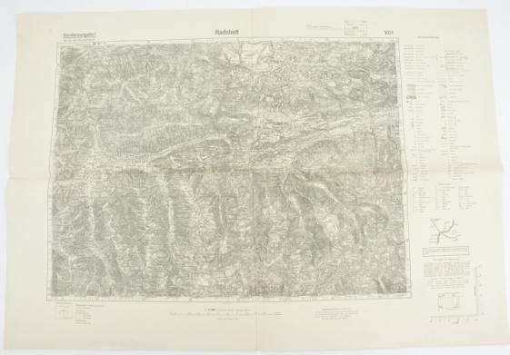 German Mapcard 'Radstadt' Austria