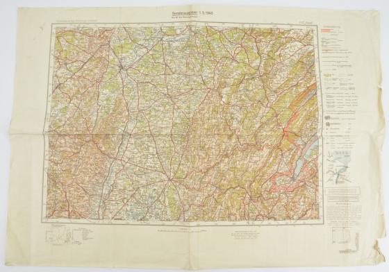 German Mapcard Genf Region