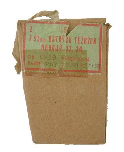 Czech VZ.24 Cartboard Ammo Box