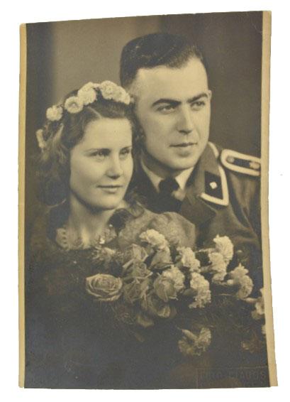 German Waffen-SS LAH Wedding portrait picture