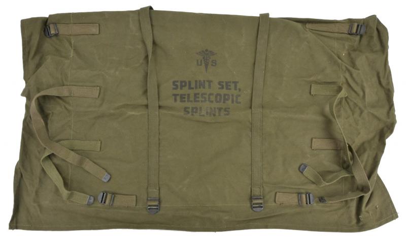 US WW2 Medical Telescopic Splints Bag