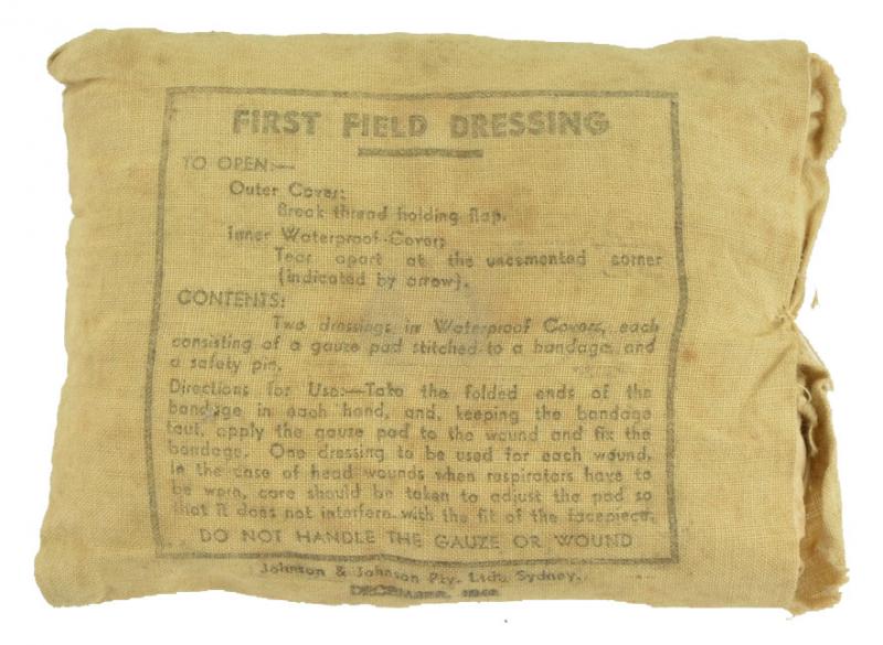 British WW2 Package of Field Dressing