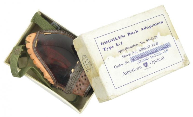 USAAF Type E-1 Goggles in Case