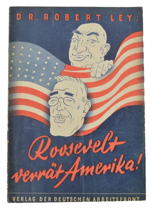 German Anti Semitic Booklet 'Roosevelt Verrat Amerika!'