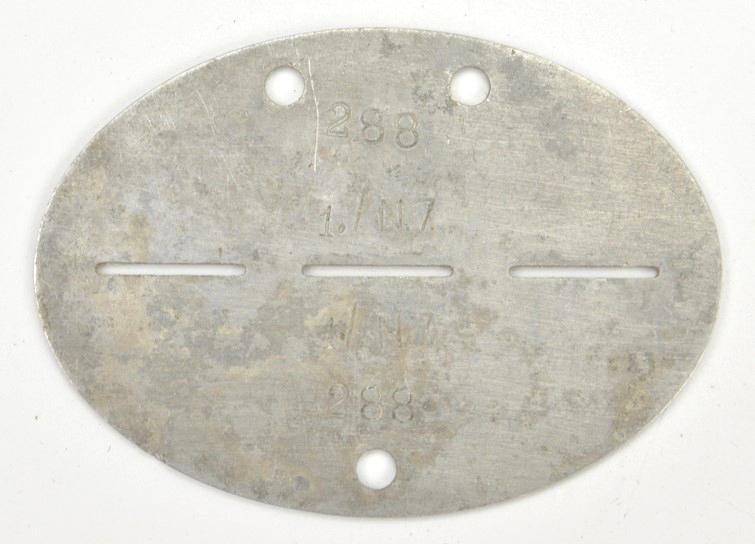 German WH Dog-tag '1./N.7'