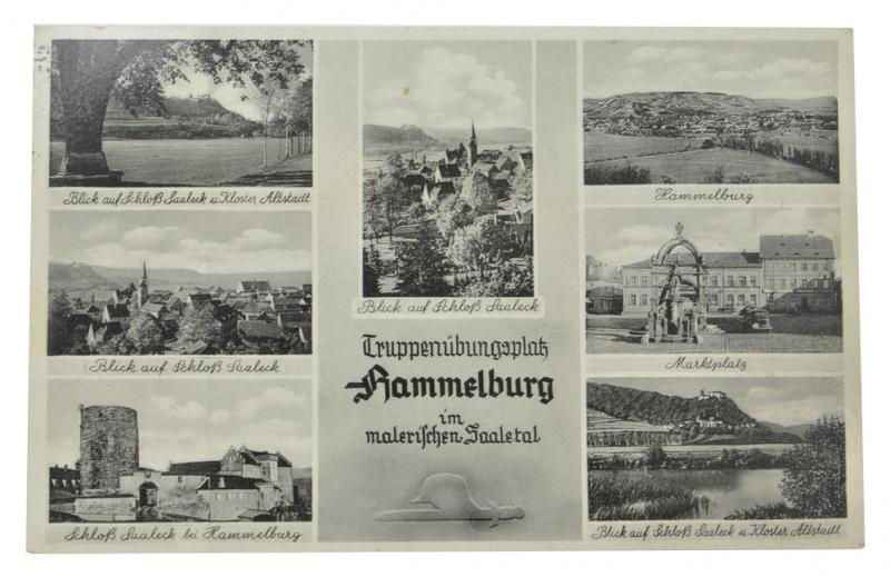 German WH Postcard 'Truppenübungsplatz Hammelburg'