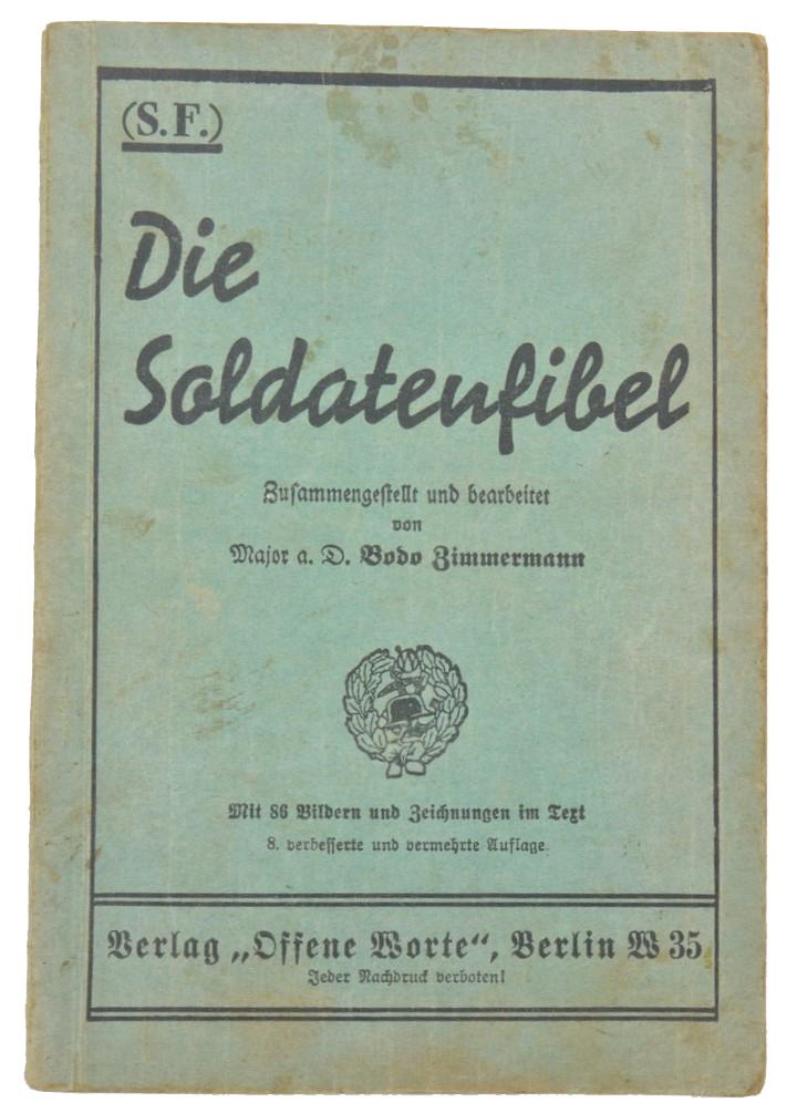 German WH Soldiers Manual 'Soldatenfibel'