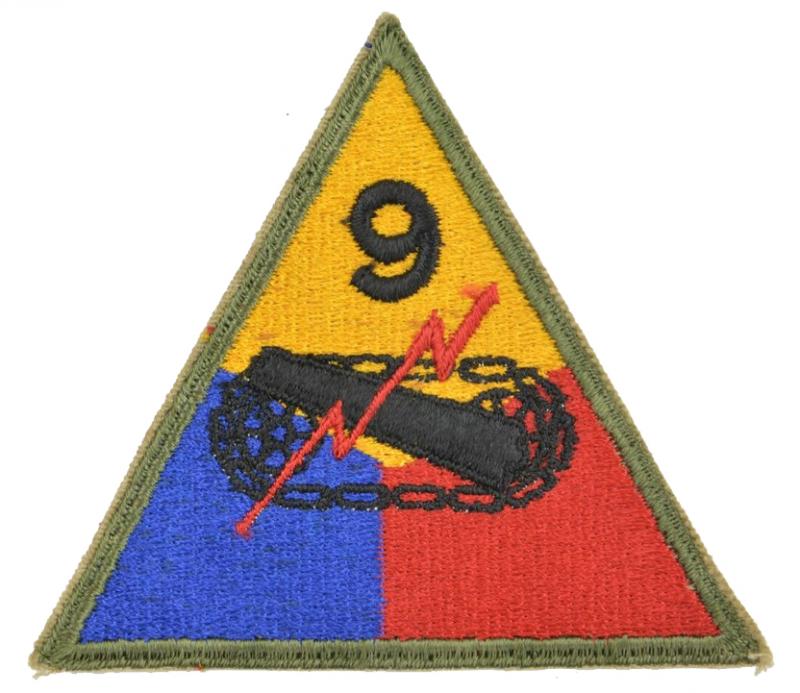 US WW2 9th Armored Division Patch