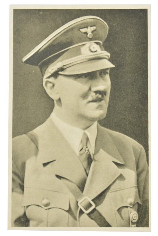 German Adolf Hitler Portrait Postcard