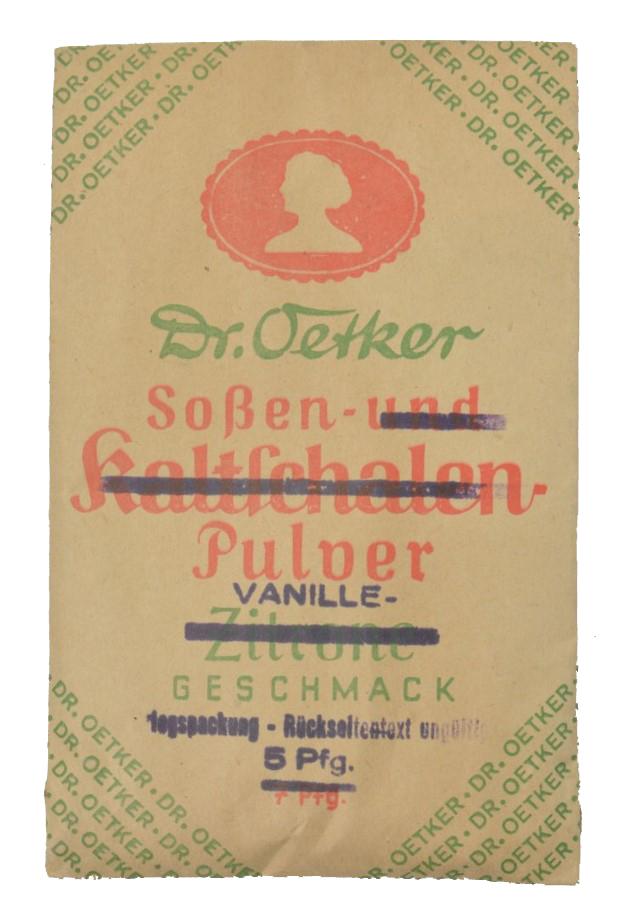 German Third Reich era 'Dr.Oetker' Vanilla Sauce