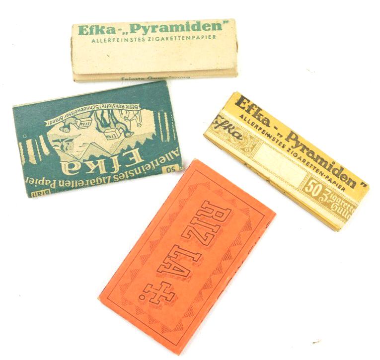 German Third Reich Era Cigaret Paper Packages