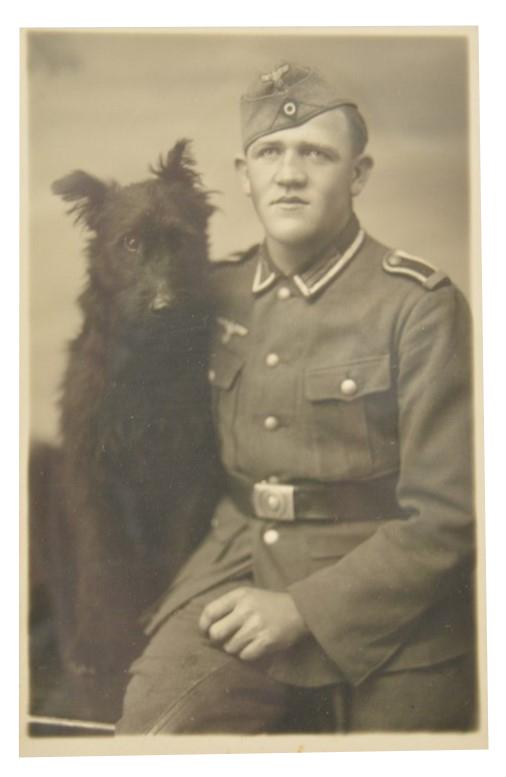 German WH NCO Portrait Picture