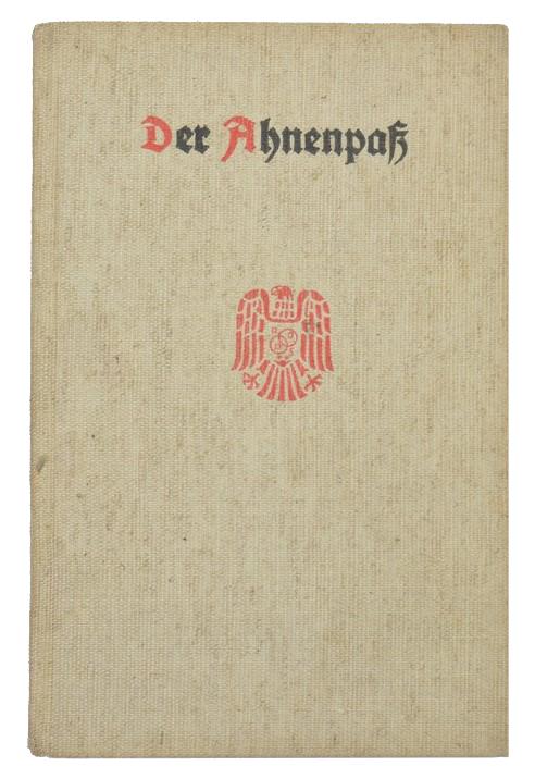 German Third Reich 'Ahnenpass' Ancestral Passport