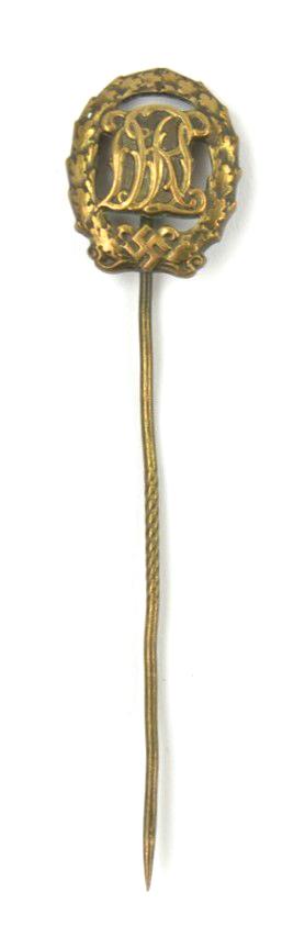 German 'DRL' Sportsbadge in Bronze Stickpin