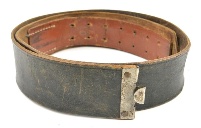 German Political Leather Belt