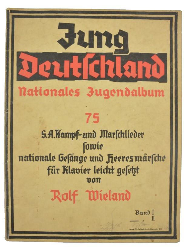 German SA Songbook 'Jung Deutschland'