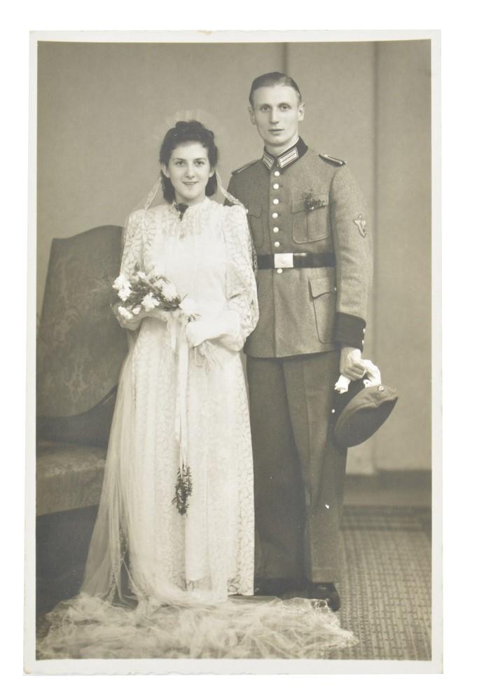 German Police Wedding Portrait