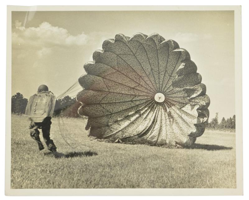 US WW2 Airborne Press Photo