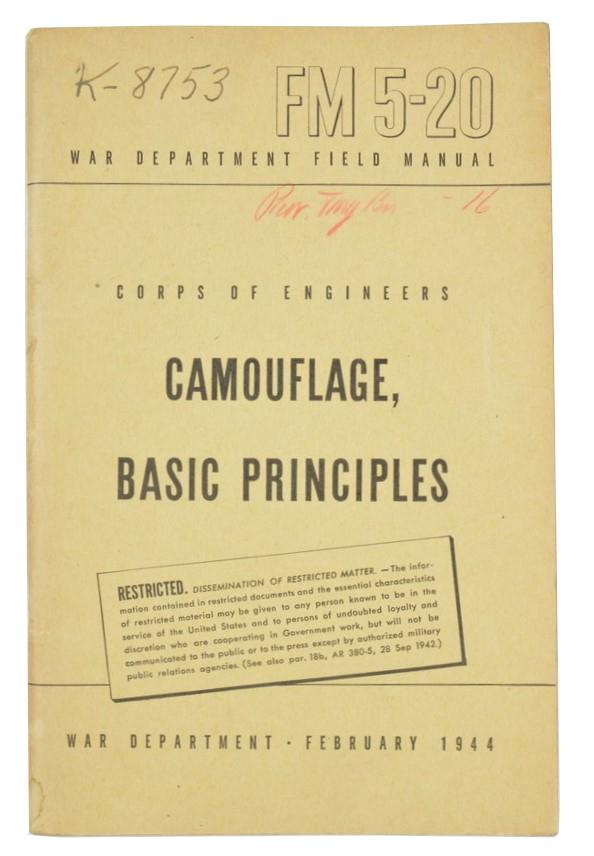 US WW2 Field Manual Basic Camouflage