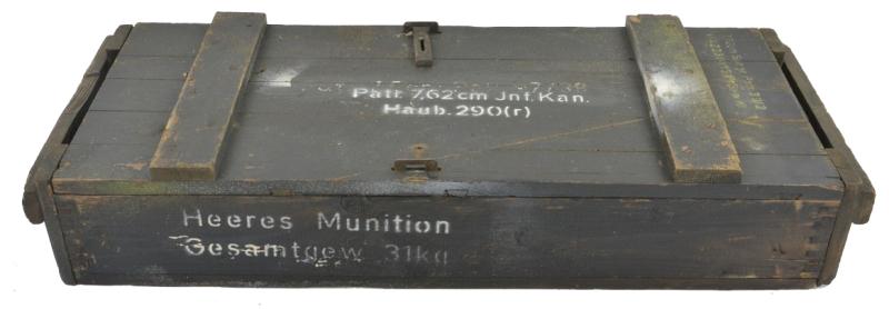 German WH Ammunition Box '7,62cm Inf.Kan. Haub 290 (r)