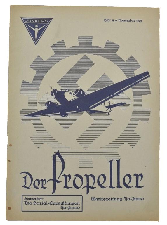 German Magazine Junkers Fabric 'der Propeller'