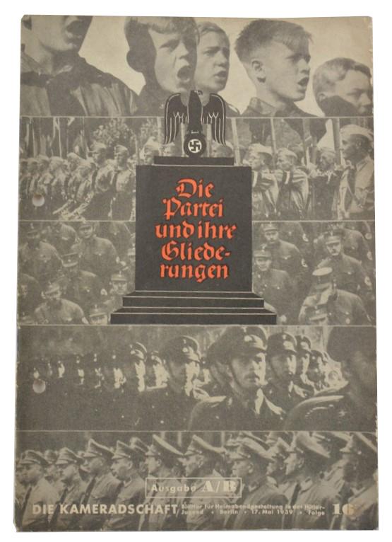 German NSDAP Booklet 1939