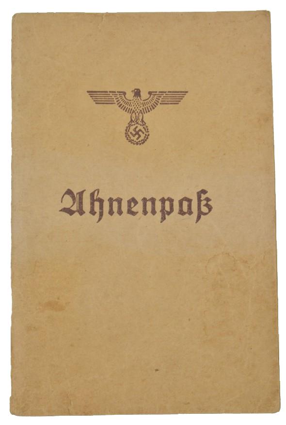 German Third Reich 'Ahnenpass' Ancestral Passport