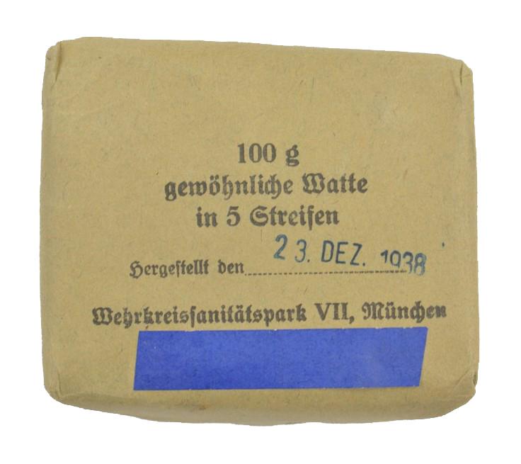 German WH Cotton Wool First Aid Package