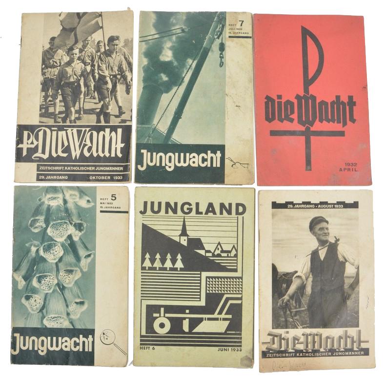 German Third Reich Era Magazine Set 'Jungwacht'