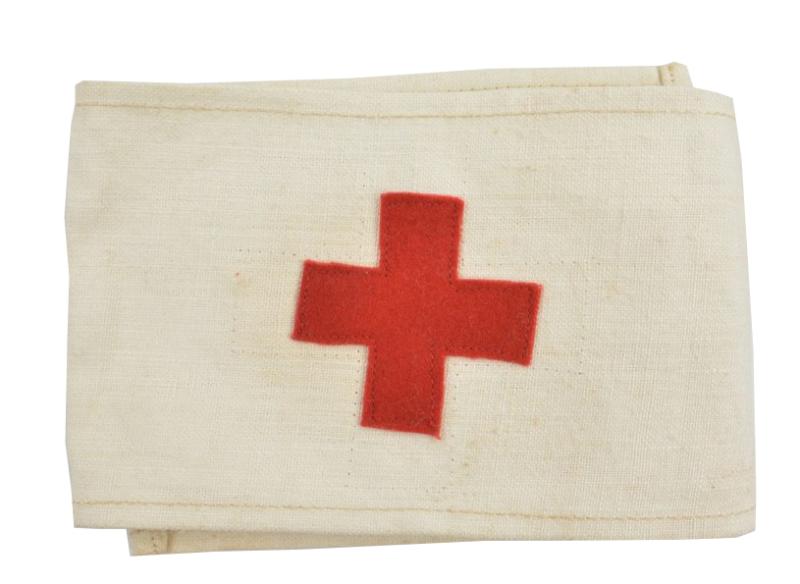 British WW2 Army Red Cross Armband