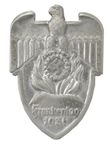 German Franktentag 1936 Rally Badge