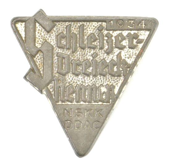 German NSKK DDAC Tinnie badge 1934