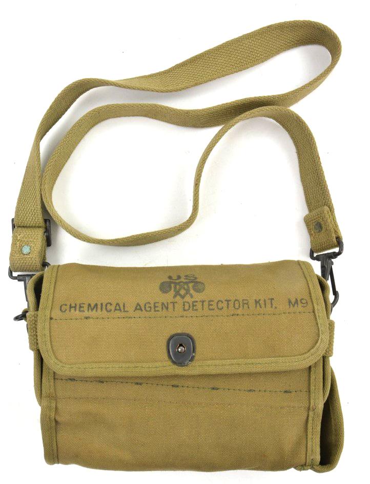 US WW2 Chemical Agent Detector Pouch with insert