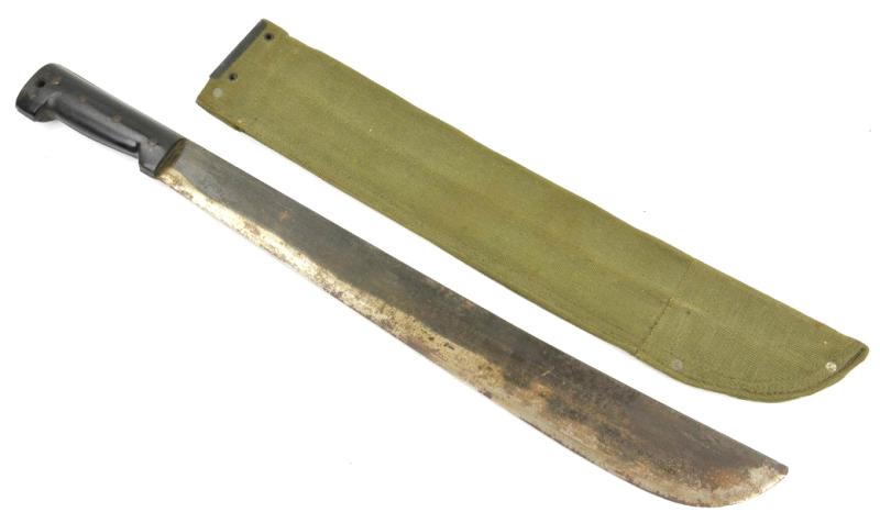 US WW2 Manchete with Canvas Scabbard British Made