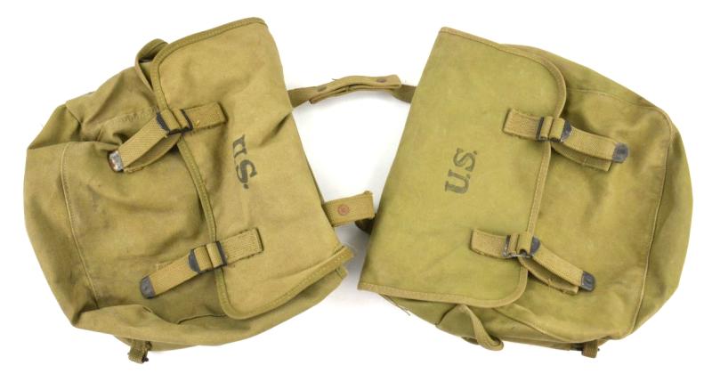 US WW2 Motorcycle Musset Bag set