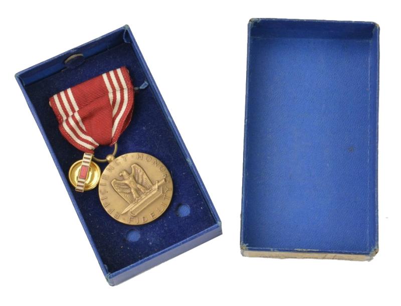 US WW2 Good Conduct Medal in Box