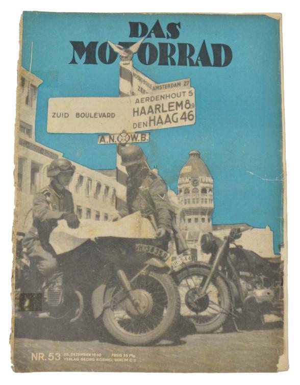 German Third Reich Magazine 'Das Motorrad'