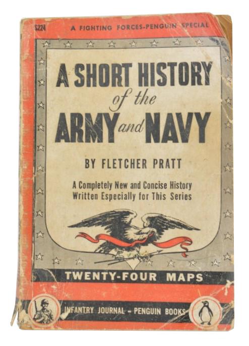 US WW2 Soldier Book 'History of the Army and Navy'