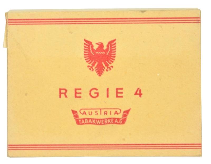 German Third Reich Era Regie 4 Cigarets