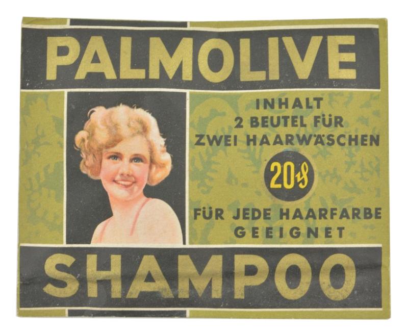 German Third Reich Era Palmolive Shampoo